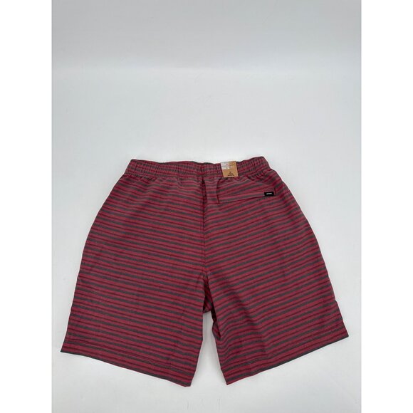 Prana Mens Metric E Waist Board Shorts Rust Stripe Size Medium 8" UPF 50+ New - Picture 7 of 10